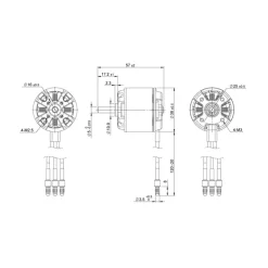 Detrum BM3720A-500KV Brushless Motor