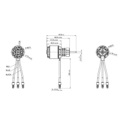 Detrum BM2815D-3600KV Brushless Motor