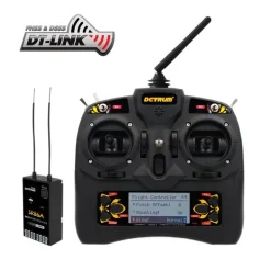 Detrum GAVIN-6C 6CH 2.4Ghz RC Transmitter w/ iStone SR86A Stabilizer Receiver