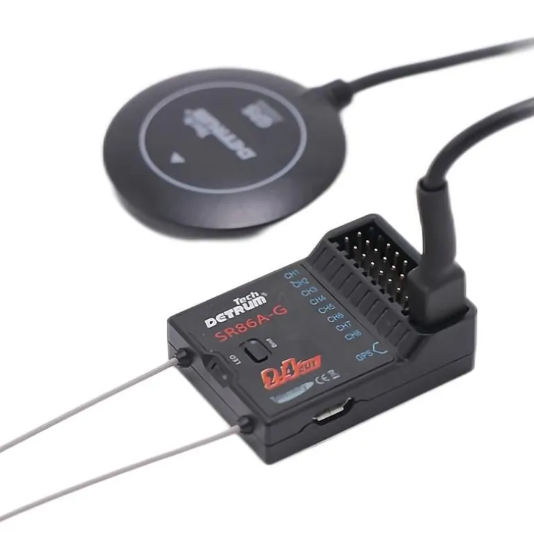 Detrum GAVIN-8C 8CH RC Transmitter w/ SR86A-G GPS Autopilot Telemetry Receiver