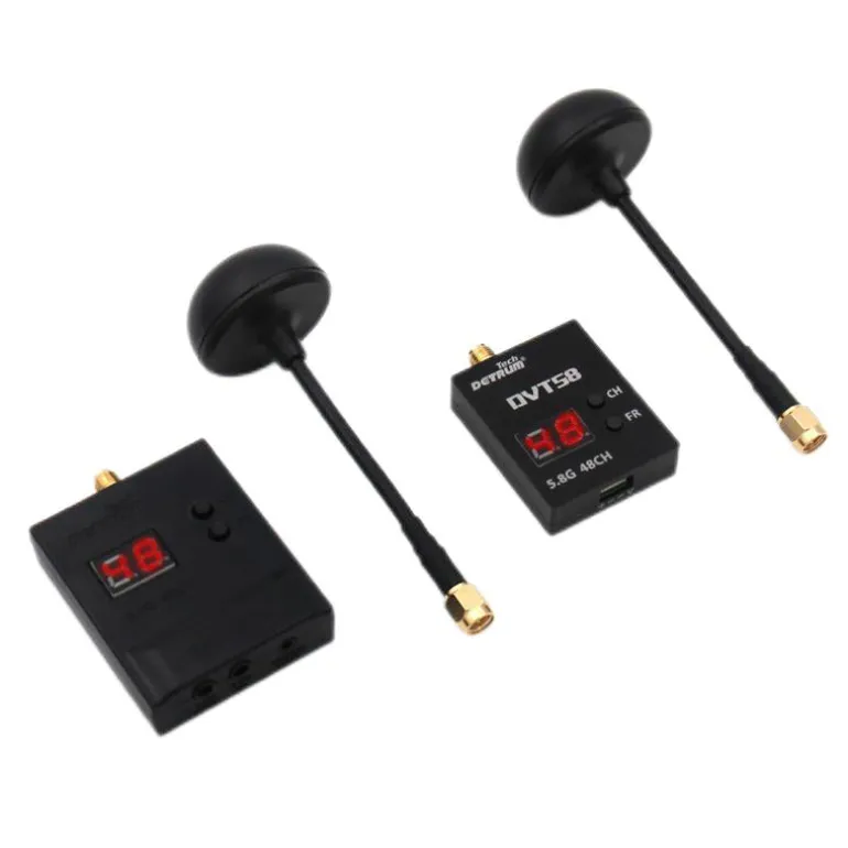 Detrum 5.8G 600mW 1.5KM 48CH FPV Video Transmission (Tx & Rx)