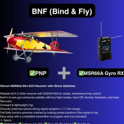 Dynam Albatros D.Va V2 4S RC Warbird Biplane 1300mm 51