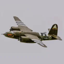 Dynam B-26 Marauder Green 4S Twin-Engine RC Warbird Plane 1.5m Wingspan w/ Flaps