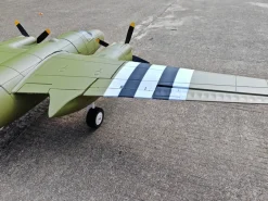 Dynam B-26 Marauder Green 4S Twin-Engine RC Warbird Plane 1.5m Wingspan w/ Flaps
