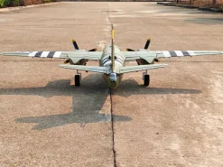 Dynam B-26 Marauder Green 4S Twin-Engine RC Warbird Plane 1.5m Wingspan w/ Flaps