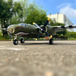 Dynam B-26 Marauder Green 4S Twin-Engine RC Warbird Plane 1.5m Wingspan w/ Flaps