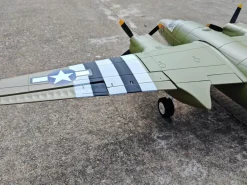 Dynam B-26 Marauder Green 4S Twin-Engine RC Warbird Plane 1.5m Wingspan w/ Flaps