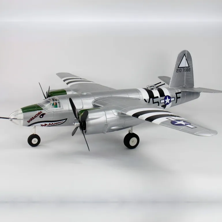 Dynam B-26 Marauder 4S RC Twin Warbird Plane 1.5m w/ Flaps