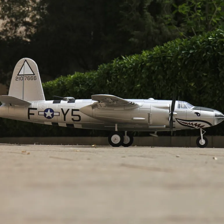 Dynam B-26 Marauder 4S RC Twin Warbird Plane 1.5m w/ Flaps