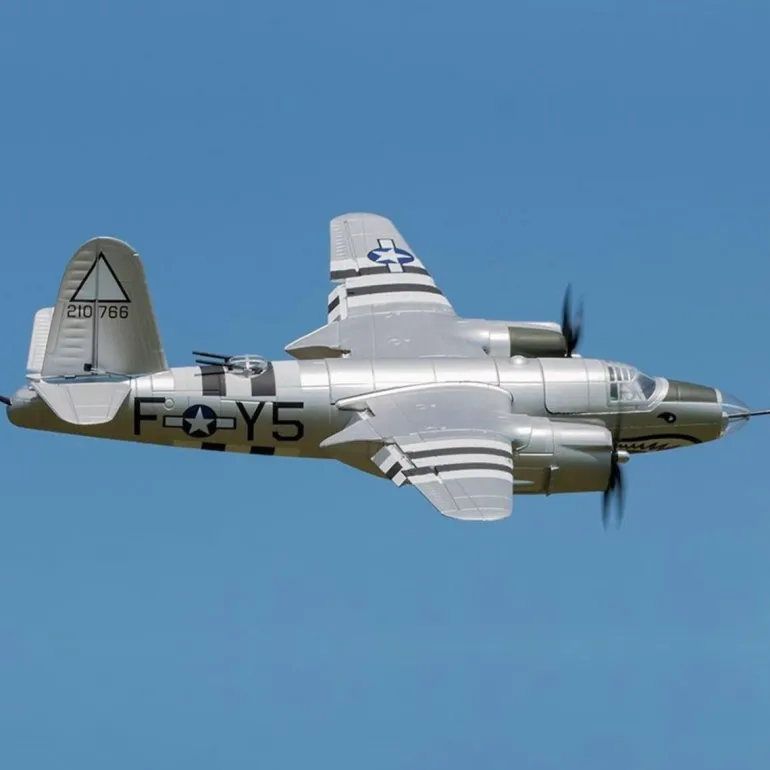 Dynam B-26 Marauder 4S RC Twin Warbird Plane 1.5m w/ Flaps