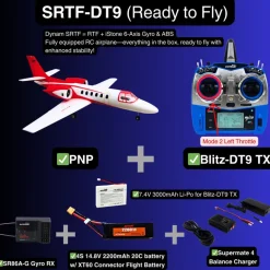 Dynam Cessna 550 Turbo Jet V2 Red 4S Twin 64mm EDF RC Jet w/ Flaps