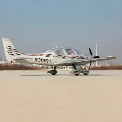 Dynam Cirrus SR22 V2 Trainer Silver RC Scale Plane 1400mm 55