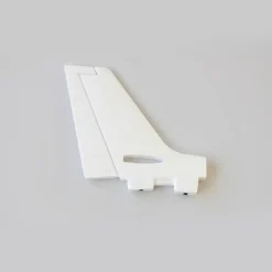 Dynam C-550 Turbo Jet Vertical Stabilizer White