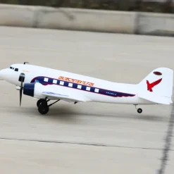 Dynam DC-3 Skybus White RC Warbird Plane 1500mm 59