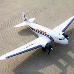 Dynam DC-3 Skybus White RC Warbird Plane 1500mm 59