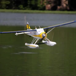 Dynam DHC-2 Beaver V2 Blue 4S Sea/Land RC Float Plane 1.5m w/ Flaps Plus Floats & Rubber Wheel