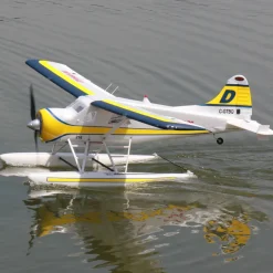 Dynam DHC-2 Beaver V2 Blue 4S Sea/Land RC Float Plane 1.5m w/ Flaps Plus Floats & Rubber Wheel