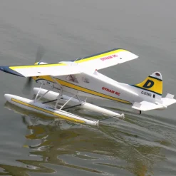 Dynam DHC-2 Beaver V2 Blue 4S Sea/Land RC Float Plane 1.5m w/ Flaps Plus Floats & Rubber Wheel