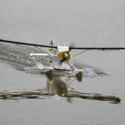 Dynam DHC-2 Beaver V2 Blue 4S Sea/Land RC Float Plane 1.5m w/ Flaps Plus Floats & Rubber Wheel