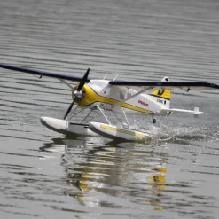 Dynam DHC-2 Beaver V2 Blue 4S Sea/Land RC Float Plane 1.5m w/ Flaps Plus Floats & Rubber Wheel
