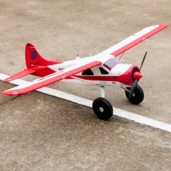 Dynam DHC-2 Beaver V2 Red 4S Sea/Land RC Float Plane 1.5m w/ Flaps Plus Floats & Rubber Wheel