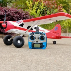 Dynam DHC-2 Beaver V2 Red 4S Sea/Land RC Float Plane 1.5m w/ Flaps Plus Floats & Rubber Wheel