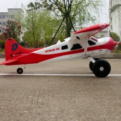 Dynam DHC-2 Beaver V2 Red 4S Sea/Land RC Float Plane 1.5m w/ Flaps Plus Floats & Rubber Wheel