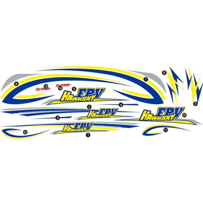 Dynam Hawksky FPV Decal