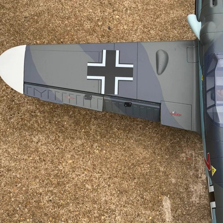 Dynam Messerschmitt BF-109 V2 4S RC Warbird Plane 1300mm w/ Flaps