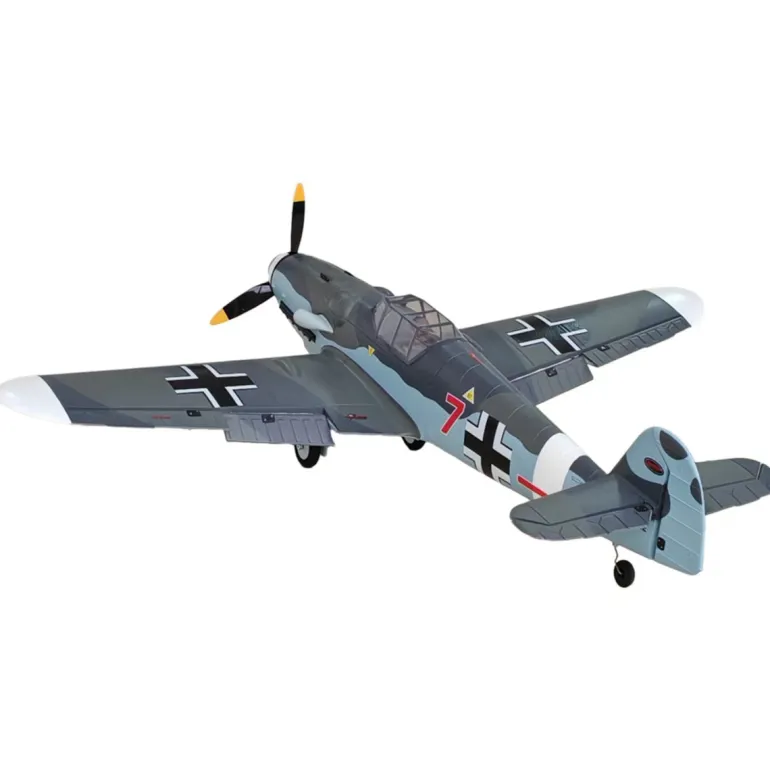 Dynam Messerschmitt BF-109 V2 4S RC Warbird Plane 1300mm w/ Flaps