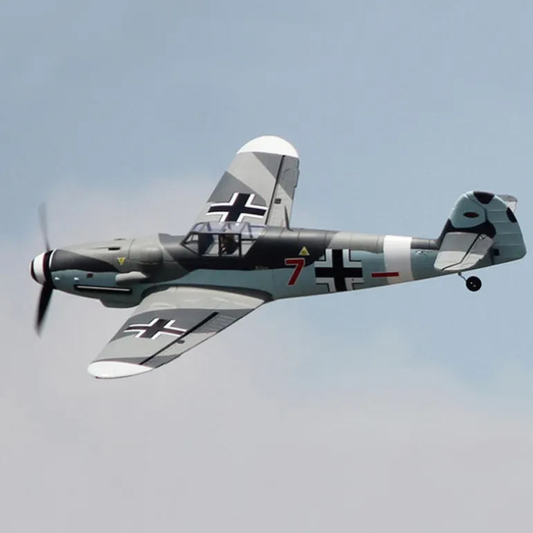 Dynam Messerschmitt BF-109 V2 4S RC Warbird Plane 1300mm w/ Flaps
