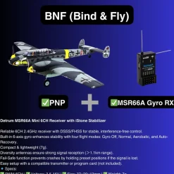 Dynam Messerschmitt BF-110 V3 4S Twin-Engine RC Warbird Plane 1500mm w/ Flaps