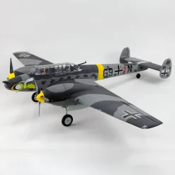Dynam Messerschmitt BF-110 V3 4S Twin-Engine RC Warbird Plane 1500mm w/ Flaps