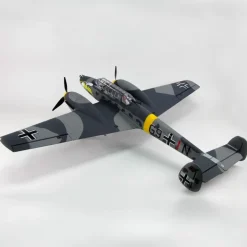 Dynam Messerschmitt BF-110 V3 4S Twin-Engine RC Warbird Plane 1500mm w/ Flaps