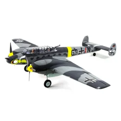 Dynam Messerschmitt BF-110 V3 4S Twin-Engine RC Warbird Plane 1500mm w/ Flaps