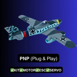 Dynam Messerschmitt Me-262 V2 4S Twin 70mm EDF RC Jet