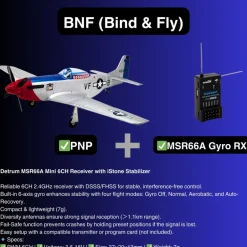 Dynam Mini P-51D Mustang V2 RC Warbird Plane 762mm 30