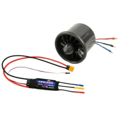 Dynam 64mm 12-Blade 4S EDF Power System w/ TC-2827-2600KV Outrunner Brushless Motor & 80A ESC XT60