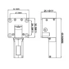 Dynam 3.0mm Dia 90 Degree Metal E-Retract Landing Gear V3