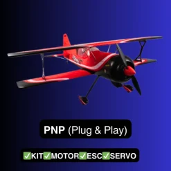Dynam Pitts Python Model 12 Red 4S RC 3D Aerobatic Sport Biplane