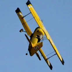 Dynam Pitts Python Model 12 Yellow 4S RC Aerobatic 3D Sport Biplane