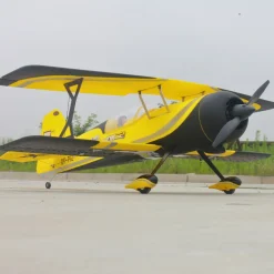 Dynam Pitts Python Model 12 Yellow 4S RC Aerobatic 3D Sport Biplane