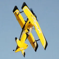 Dynam Pitts Python Model 12 Yellow 4S RC Aerobatic 3D Sport Biplane