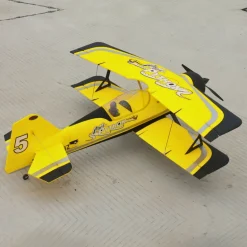 Dynam Pitts Python Model 12 Yellow 4S RC Aerobatic 3D Sport Biplane