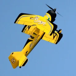 Dynam Pitts Python Model 12 Yellow 4S RC Aerobatic 3D Sport Biplane