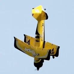 Dynam Pitts Python Model 12 Yellow 4S RC Aerobatic 3D Sport Biplane