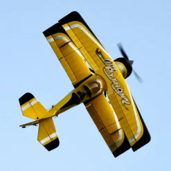 Dynam Pitts Python Model 12 Yellow 4S RC Aerobatic 3D Sport Biplane
