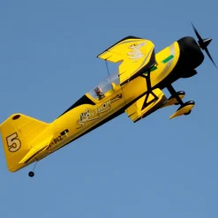 Dynam Pitts Python Model 12 Yellow 4S RC Aerobatic 3D Sport Biplane