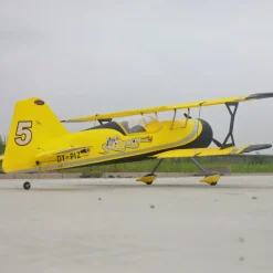Dynam Pitts Python Model 12 Yellow 4S RC Aerobatic 3D Sport Biplane