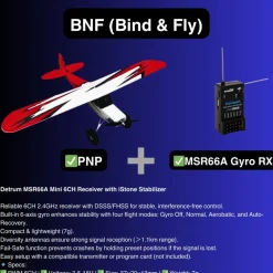 Dynam Primo RC Beginner Trainer Red STOL Bigfoot 4S 1450mm w/ Flaps